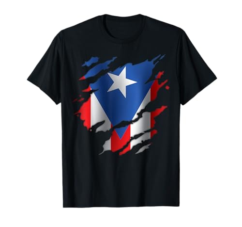 Puerto Rico Puerto Rican Flag Heritage T-Shirt