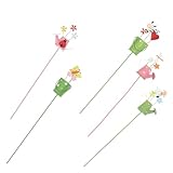 Utilisation polyvalente : adaptés aux jardins, , cours et plus , ces tuteurs ajoutent une touche décorative à divers environnements. tuteurs pour fleurs de jardin, tuteurs décoratifs pour pots de fleurs