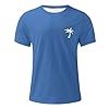 Tshirts Men UK, Mens T Shirts Men's Fashion Casual T-Shirts Breathable Lightweight Tee Top Hawaiian Print Summer Camping Hiking Holidays Everyday Wear #1