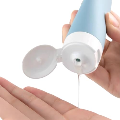 kit 3 frascos Porta Shampoo Viagens 60 ml Sabonete Creme