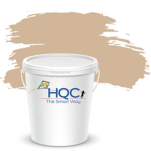 HQC Weather Shield Smooth Masonry Paint | 2.5L in 30+ Colours | Storm Proof, Scrub Resistance & Waterproof | Weatherproof Technology Designed with Acrylic Resin for Ultimate Protection (Beige)