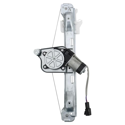 Image of TRQ Rear Right Power Window Regulator & Motor Assembly Passenger Side Compatible with 2005-2008 Chevrolet Malibu