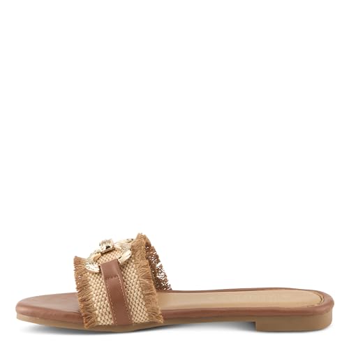 PATRIZIA Women's LAMIYAH Slide Sandals - Woven Upper with Gold Bit Accent, Flexible Outsole, All-Day Comfort2