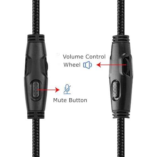 Cable Auxiliar de Repuesto con Control de Volumen y Mute miniatura 3