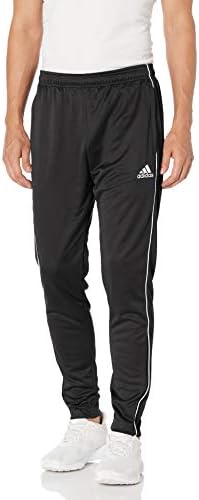 adidas Men’s Core18 Training Pants, Black/White, Medium