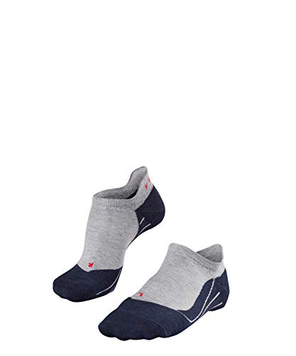 Falke RU4 Men Running No Show Socks Calcetines, Hombre, Lightgrey, Medium