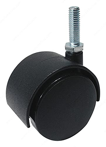 Dual-Wheel Caster, Threaded Stem Cover