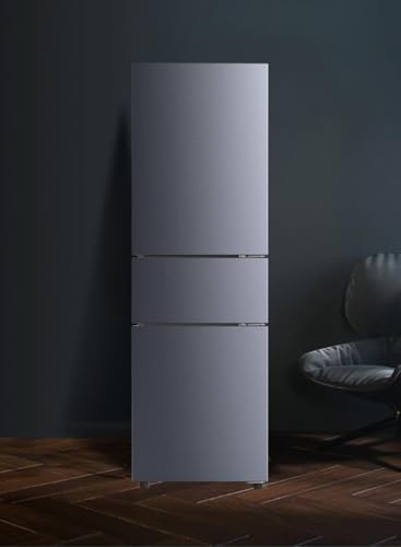 7.5 Cu.Ft Retro Refrigerator with Freezer, 3 Door Compact Fridge with Adjustable Shelves, Quiet Operation, Door Storage, Perfect for Dorms, Apartments, Kitchen, Bedroom, Living Room