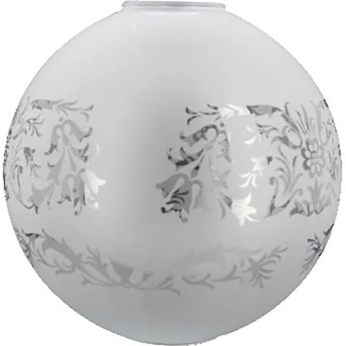 Girard Sudron Globo grabado estilo 'Luis XV' vidrio opal satinado Cover