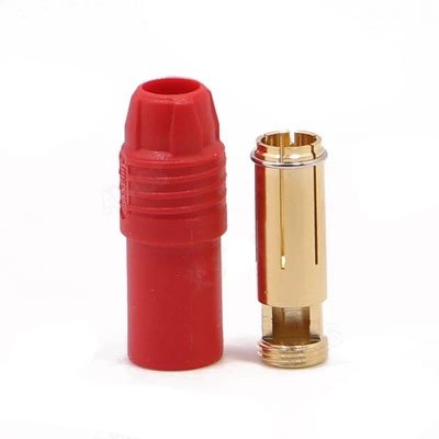 Fly Rc 2Pairs Amass As150 Male Female Anti Spark Connector Gold Plated Banana Plug Set For Battery Esc And Charge Lead(1 Pairs Red + 1 Pairs Black) #TOP4