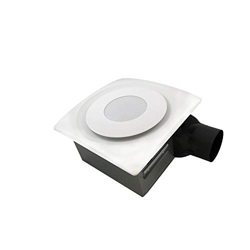 Ventilador de baño Aero Pure AP90-SL W Slim Fit con luz LED de 10 W y 3000 K, acabado blanco miniatura 2