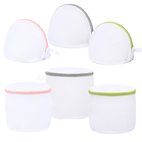 DY.2ten BH-Wäschesäcke, 6 Stück Netz-Wäschesäcke klein, Wäschesäcke mit Reißverschlüssen, wiederverwendbare und langlebige Netz-Waschbeutel, Waschmaschinenbeutel für BH, Unterwäsche, Socken Cover