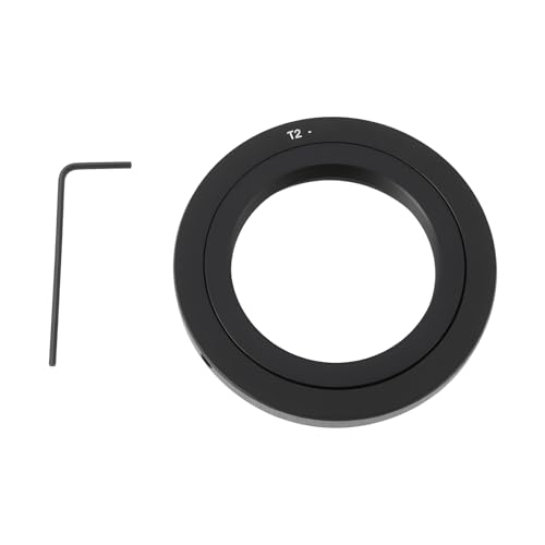 YINETTECH Anillo Adaptador de Lente de Espejo Telefoto Compatible con Canon EOS Cámaras para Conectar Lentes con Montura T2/T