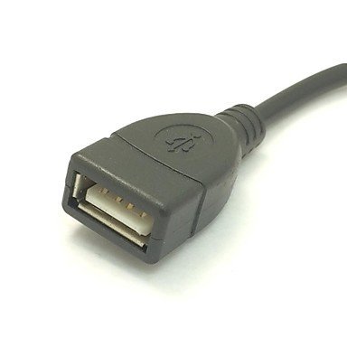 Qaoquda 2 Pack Usb 2.0 A Female To 3.5Mm Male Jack Plug Car Aux Audio Converter Adapter Cable #TOP2