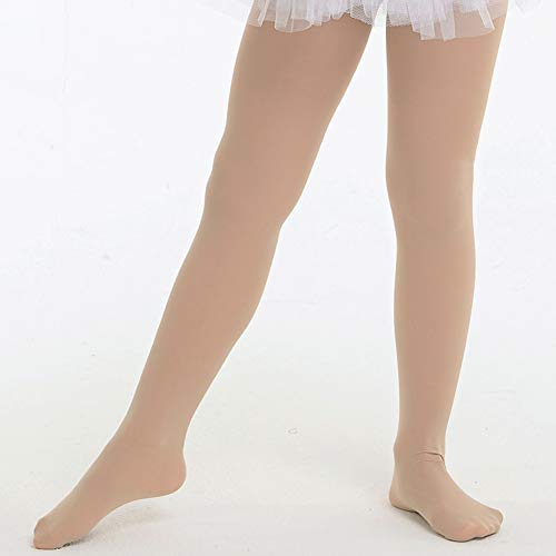 Ehdching Pack Of 3 Kids Girls Baby Soft Microfiber Tights Ballet Dance Velvet Stockings Pantyhose Tights(1-3T, Light Suntan) #TOP4
