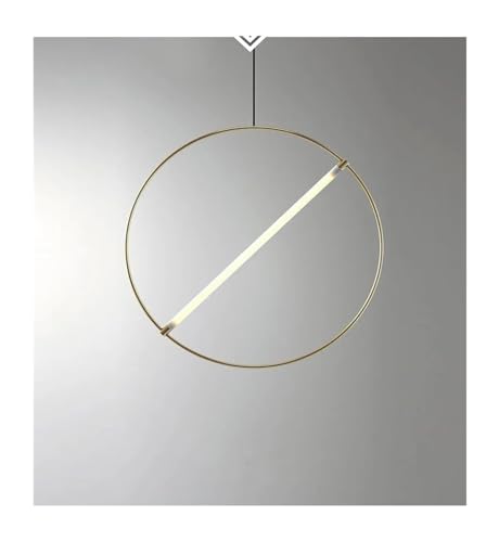 Lustre salon moderne pour éliminer l'éblouissement avec élégance dorée