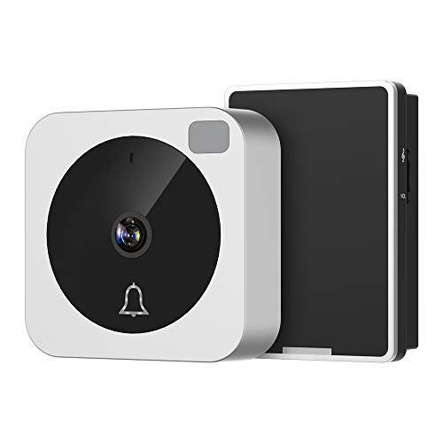 Wifi Camera Doorbell, NETVUE HD Wireless Video Doorbell Camera with Two-Way Talk, IR Motion Detection, Night Vision, Compatible with Alexa Echo Show, Wireless Doorbell Camera with Cloud Storage