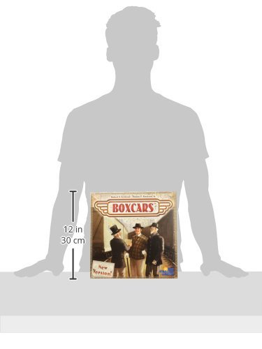Boxcars Family Board Game de Rio Grande Games para 2 a 6 jugadores, tiempo de juego 90 minutos, juego de estrategia miniatura 4