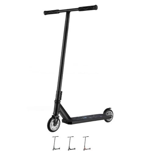 SJGEIDM子供、ティーン、大人向けの1スタントスクーター-初級および中級のトリックスクーター、クールなモビリティスクーター 男の子と女の子向けのフリースタイルキックスクータスケートパークストリートトリックのための高性能ギフト, 持ち運びに便利 (エレガ