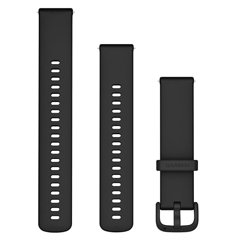 Garmin - Bracelet de montre Quick Release 20mm - Silicone Noir
