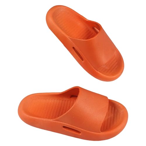 IWIHMIV Boys Slip on Slides Sandals Non Slip Girls Summer Beach Pool Outdoor Water Shoes Children Shower Slippers