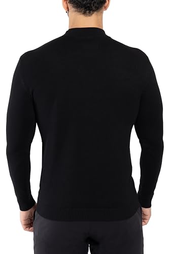 X RAY Mens Mock Neck Sweater, Soft Slim Fit Pullover Top, Basic Mock Neck Sweater for Men2