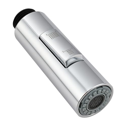 Peppermint Kitchen Tap Spray Head Chrome Pull Out Tap Sprayer Attachment for Kitchen Sink Dual Function Faucet Head Replacement Nozzle G1/2