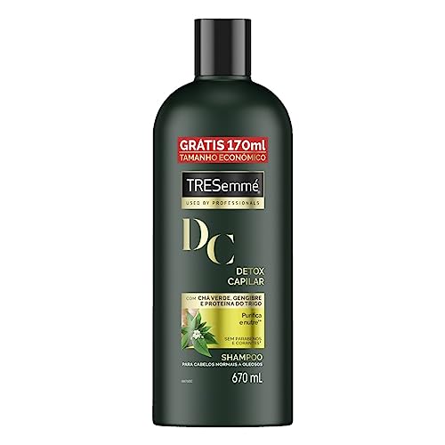 TRESemmé Shampoo Detox Capilar Frasco 670ml Tamanho Família- embalagem variável