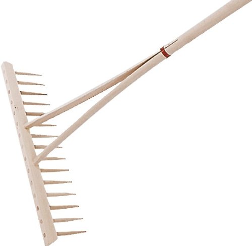 Preisvergleich Produktbild Unimet Holzrechen Stand Ard Buche 15 Zinken