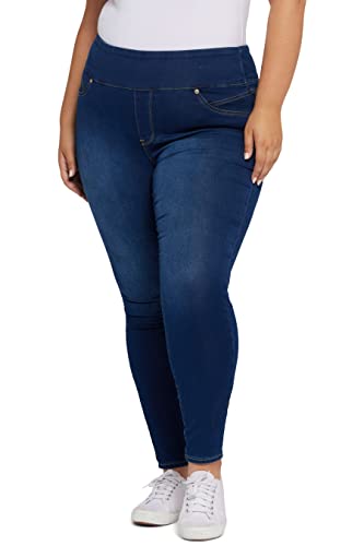 Seven7 Women's Plus Size Tummy Toner Skinny