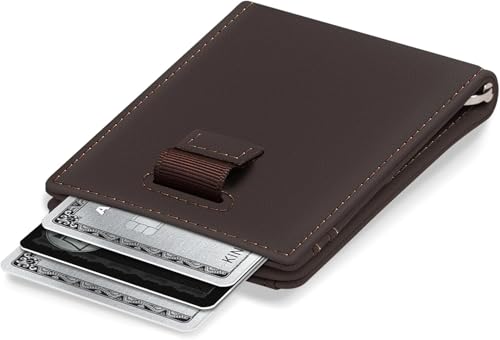 Kings Loot Custom Wallet for Men | Engraved Leather Slim Wallet with Money Clip | Personalized RFID Blocking Design | Minimalist & Stylish Wallets (Truffle)2