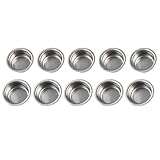 Photo Gallery cyrent set di 12 bicchieri per candele in acciaio inox, accessori per migliorare la visualizzazione delle candele, candele in vetro o candele a cono standard Photo Gallery cyrent set di 12 bicchieri per candele in acciaio inox, accessori per migliorare la visualizzazione delle candele, candele in vetro o candele a cono standard
