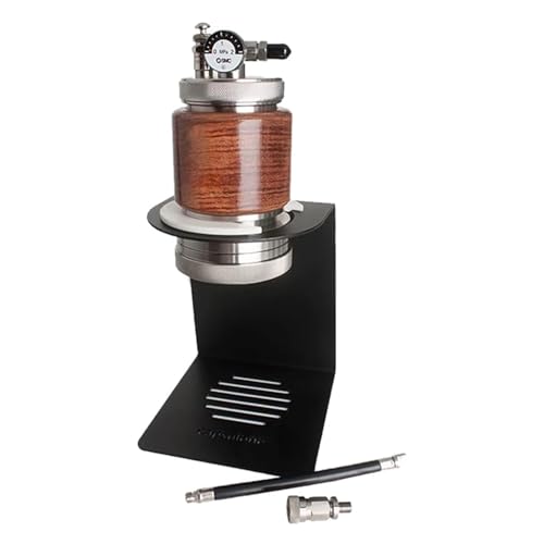 TsoLay Machine À Café Expresso Pneumatique, Portable, avec Bol À Poudre De 58 Mm Et Soupape De Pression en Cuivre, Idéale pour La Maison Et Le Camping