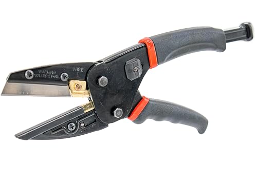 Heavy Duty 3 in 1 Power Multi Tool - Utility Scissors Shears, Pliers, & Wire Knife Cutter - Steel Blades, Safety Lock, Retractable Anvil for DIY, Craftsman Projects & and Gardening