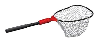EGO S1 Genesis Floating Fishing Net, Fishermen's Tool, Salt & Freshwater, Non-Slip Grip, Compact Storage, Nylon Mesh, Removable Handle