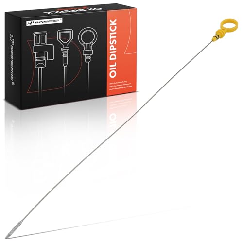 A-Premium 2.2L 2.4L 2.5L Engine Oil Dipstick Compatible with Chevrolet Equinox, Malibu, Impala, HHR & GMC Terrain & Buick Regal, Verano, LaCrosse & Saturn Vue, Sky, Aura, Oil Measuring Rod Dip Stick