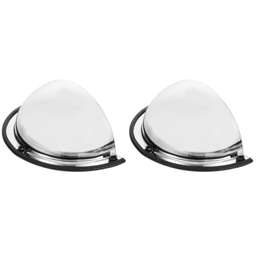 ULTECHNOVO 2pcs Blind Mirror Fisheye Mirror Blind Spot Mirror Outdoor Mirror Room Dome Mirror Traffic Acrylic