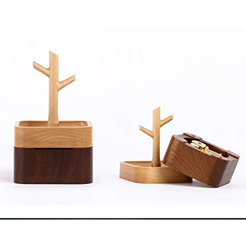 Cajas de música de Navidad y San Valentín regalo de madera 3