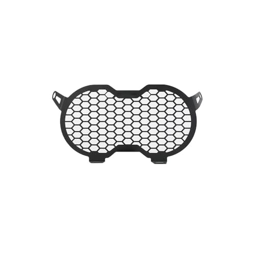 Grille de protection pour phare moto DesertX 2022-2023 noire en acier