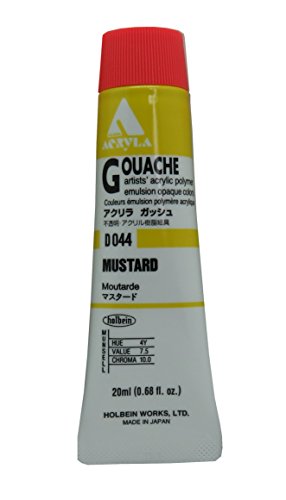ホルベイン アクリリックガッシュ マスタード D044 20ml 007044