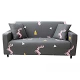 PERFECT FIT: Cette housse de canapé en élasthanne avec un tissu serré s'adapte à une grande variété de canapés et de fauteuils grâce à son excellente élasticité. Elle est très douce et flexible pour utiliser.