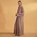 DIVINELY CRAFTED Women Abaya Embellished Button-Up - Modest And Fashionable Wear, Long Sleeve, Wrinkle Resistant, Breathable Fabric