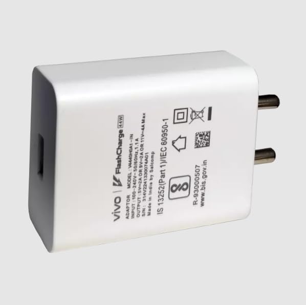 Janmitta Vivo 44W Flash Quick Charger with USB to Type 44W COMBO VIVO - Image 3