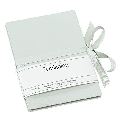 Semikolon (364053) Leporello Grande A5 Moss (Pastell Green) - Para 14 fotos en formato 13 x 18 cm - Álbum de fotos acordeón - Formato: 15 × 21 cm Cover