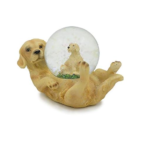 Euro Souvenirs Labrador Snow Globe Puppy Cover