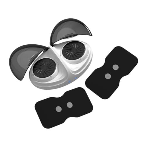 MLTUN MAKAN EMS トレーニング 筋トレ器具 貼るだけ ワイヤレス 8種類モード 19段階強度調節 筋トレグッズ ピンポイント 充電・保管ケース付き 頸部 背部 腰 多部位対応 エクササイズ 持ち運びに便利 リモコン付き 男女兼用