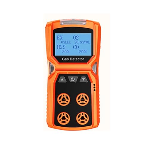 マルチガス検知器 ガスメーター O2 H2S CO LEL 4 in 1 酸素 硫化水素 一酸化炭素 可燃性ガス漏れ検知器 多機能