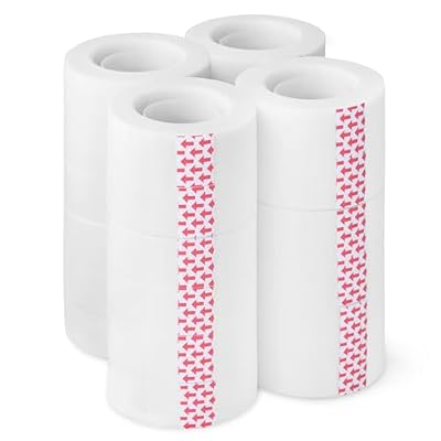 Amazon Basics Matte Finish Invisible Tape, 3/4" x 1000" (27.78 Yards), Translucent, 24-Pack