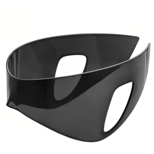 Futuristic Sunglasses for Men Women Oversized Wrap Around Shield Fashion Chic Mask Plastic Sun Glasses Shades