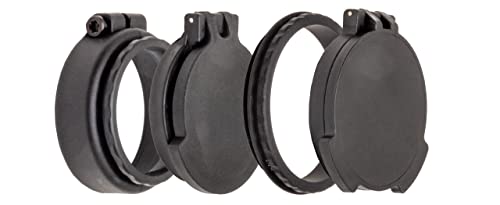 Tenebraex Ocular & Objective Flip Up Scope Cover Kit for Vortex Viper HS 4-16x50 (50KIT-FCRB01)